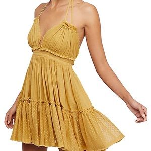 Women’s Halter Yellow Dress